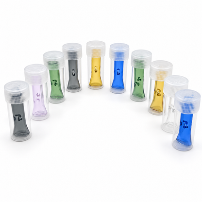 Glasfilter Tips 8 mm 10er-Pack mit flachem Mundstück – Ansicht 2