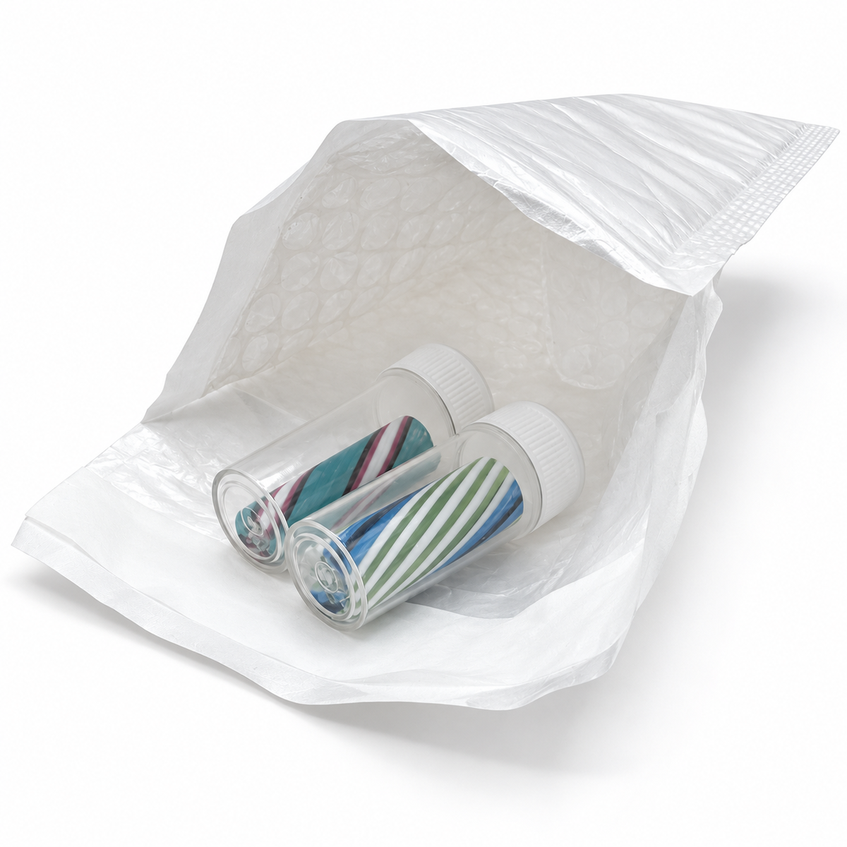 Gestreifte Premium Glasfilter Tips von WoodyCGN