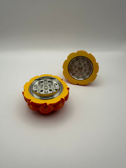 Teufelsfrucht Grinder 3-teilig – Kräuter & Tabakmühle aus Zinklegierung | Crusher für Gewürze & Tabak